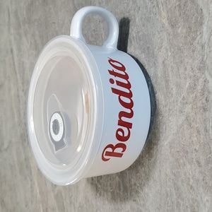 Bendito- Blessed Soup Bowl Mug with vented lid Boston Warehouse